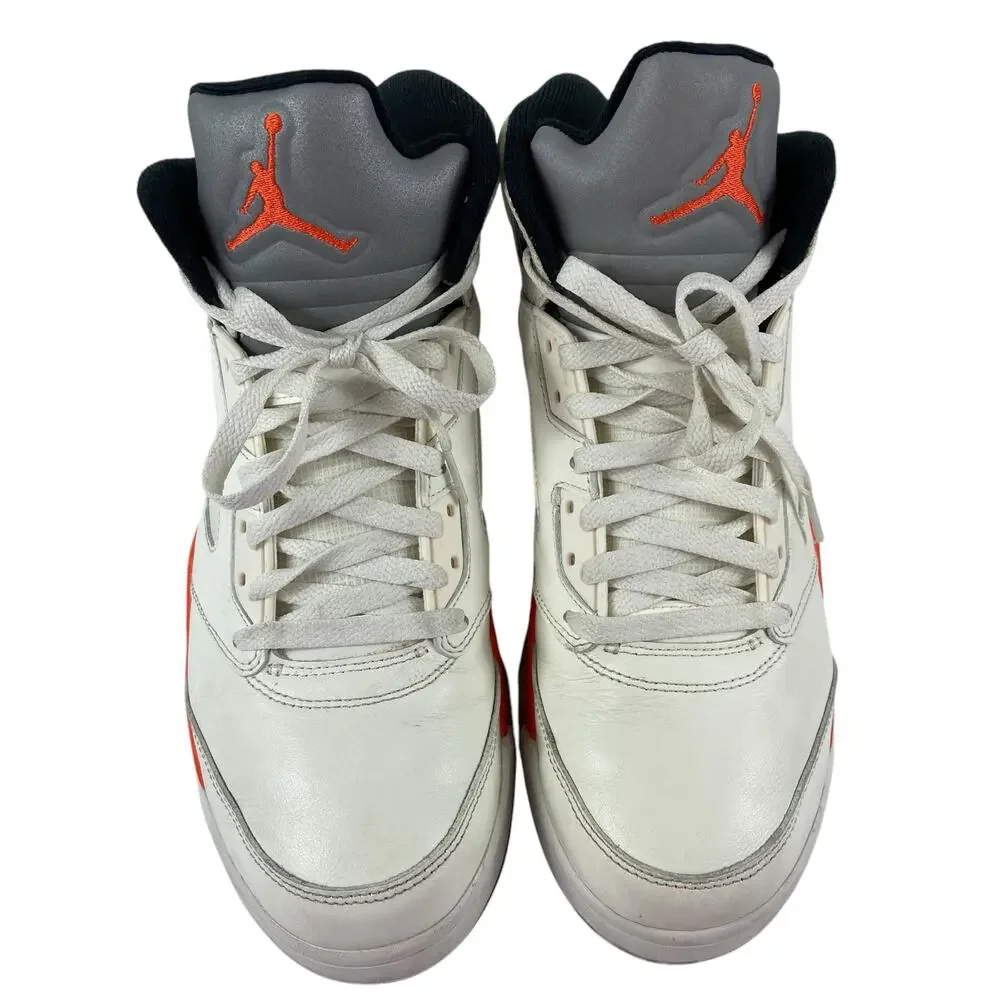 Nike Air Jordan 5 Retro Shattered Backboard Sail Orange DC1060 100 Men's Sz 10
